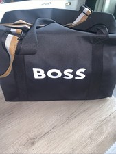 BOSS Parfums Black Duffel / Gym Bag — Promotional Travel Holdall