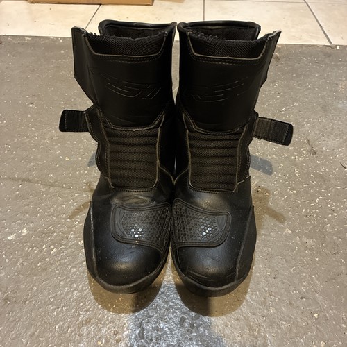 Black leather men midi - black, men's