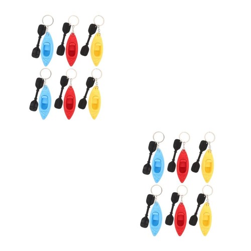 Pieces kayak keychain shape - 2,