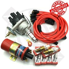 Pos Earth, Classic Jaguar 6cyl Ignition Distributor Pack for E-Type + others 
