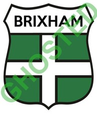 BRIXHAM DEVON car sticker