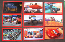 CARS 2- DISNEY - PANINI - 2011 - 9 STICKERS-#'s 3/47/52/72/77/84/142/185/188 -VG