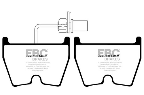 Ebc bluestuff front brake pads - bluestuff,