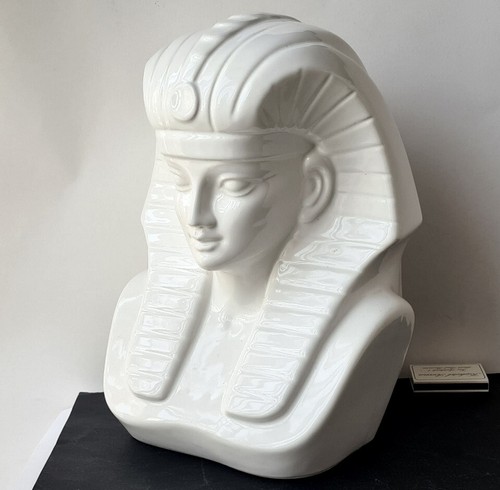 Ceramic figure bust egyptian - figure,