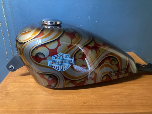 Custom painted harley - painted, davidson