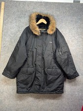 Schott Parka Coat Mens Size UK
