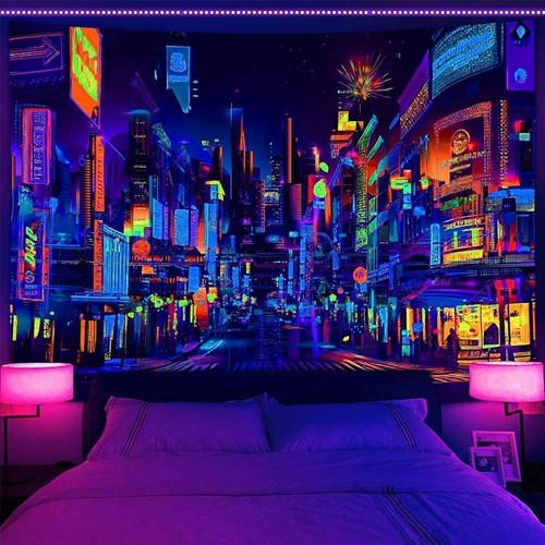 Blacklight night city anime - blacklight,