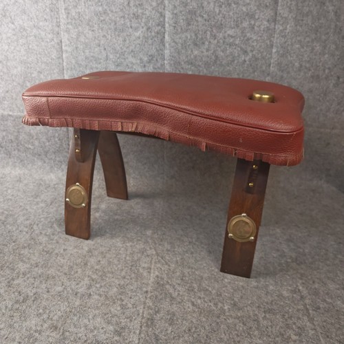 Vintage wooden camel - vintage, saddle