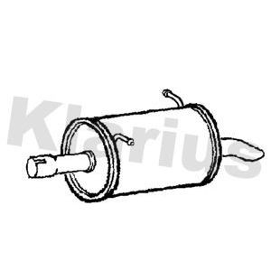 Klarius tail pipe with back - tail,