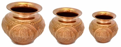 Pure copper lota aum - pure,