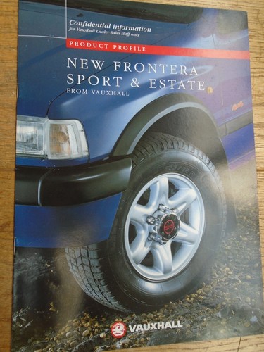 Vauxhall frontera sport - vauxhall,