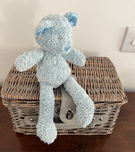 Tesco blue teddy bear - tesco,