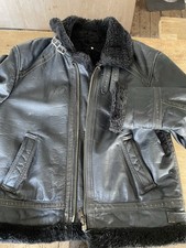 Black Leather Flying Jacket