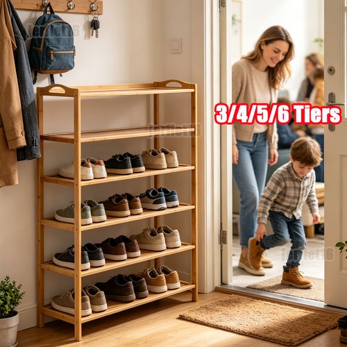 Tiers bamboo shoe - tiers, rack