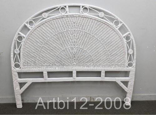 Woven rattan headboard - headboard,, king