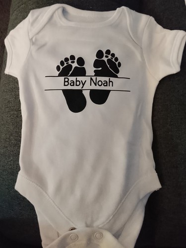 Personalised baby grow - personalised,