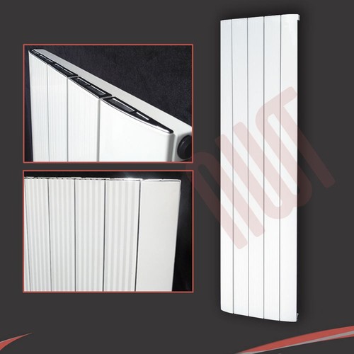 White aluminium radiator - aluminium,