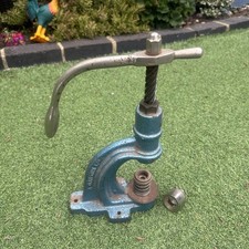 A.Ornstin Ltd The Little Marvel Button Press, Button Maker Fly Press Vintage