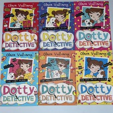 Dotty Detective Collection Clara Vulliamy 6 x Book Set - very good condition 