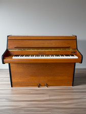 ? SALE! Bentley, London Nice & Compact Teak & Black Piano - CAN DELIVER