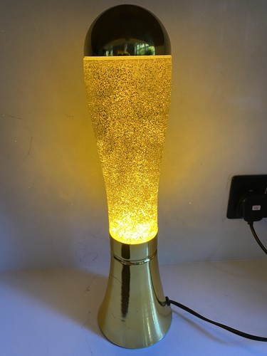 Glitter lamp gold finish - lamp,