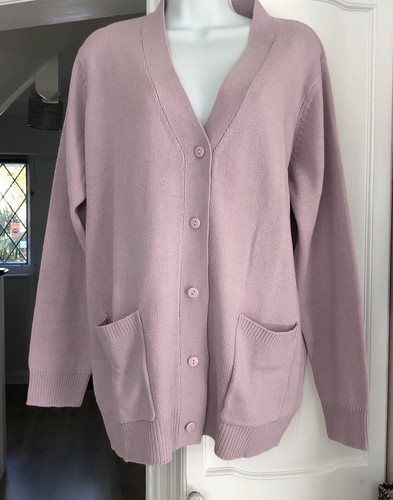 Damart ladies pink cardigan - damart,