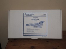 Dynavector Gloster Javelin  vacuum kit with W/metal decals , Canopies 1/48