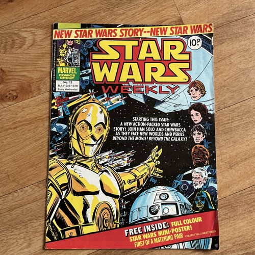 Star wars weekly 13 vintage - wars,