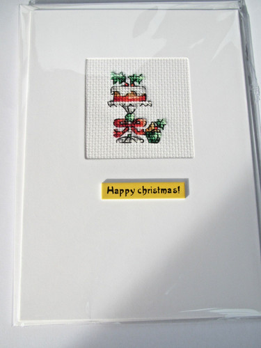Completed christmas cross - completed,