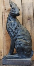 Hare plinth black brown - hare, on