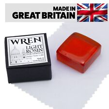 WREN Light Bow Rosin Violin, Viola, Cello. Made in the UK. *Free Shipping* WR10L