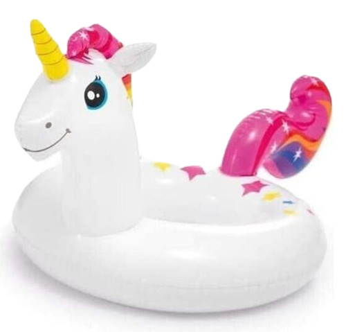Inflatable unicorn ring swim - inflatable,