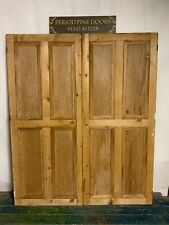 CP117 (54 7/8 x 65 3/4) Pair of Old Victorian Cupboard Doors