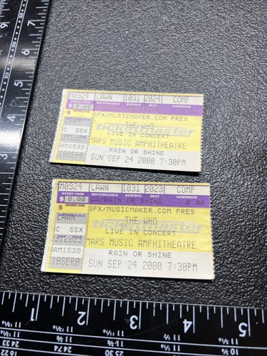 Concert ticket stub tour band - concert,