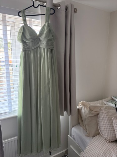 Azazie sage green bridesmaid - azazie,