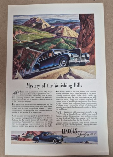 Vintage 1941 lincoln zephyr - 1941,