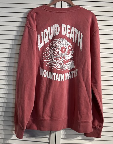 Liquid death sweatshirt mens - liquid,