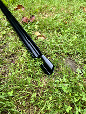 VAMOOSE MULTI AWNING RAIL FIAT DUCATO  CAMPER VAN C-TRACK BLACK 3m with fixings 