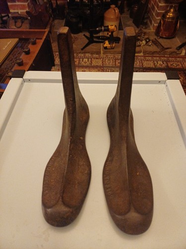 Two lovely antique cast - two,