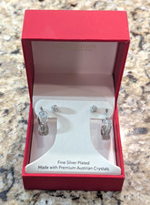 Sofia James Silver Plated Hoop