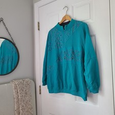 Vtg 80s Blast Aztec Print