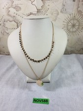 H&M Black Bead Gold Layered