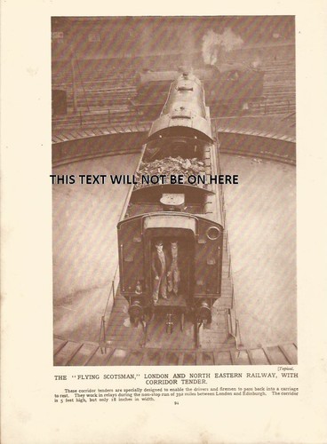 Flying scotsman corridor - scotsman,