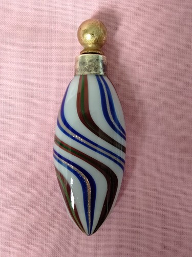 Antique nailsea glass perfume - nailsea,