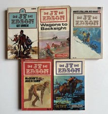 Western bundle J.T. Edson 5paperback books vintage fiction Set 7.
