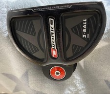 Odyssey 2-Ball Putter 34 inch Golf Club with Cover, Regripped Used