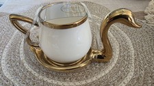 Grace Teaware White Gold Swan