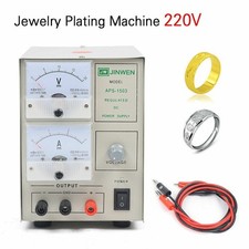 Platinum Silver Gold Plating Machine Jewelry Plater Electroplating Rectifier kit