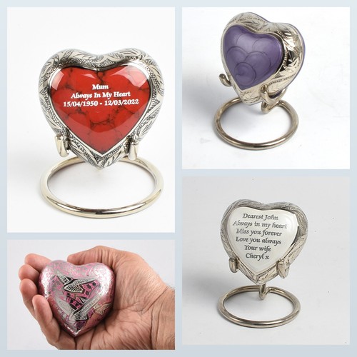 Small heart keepsake cremation - heart,