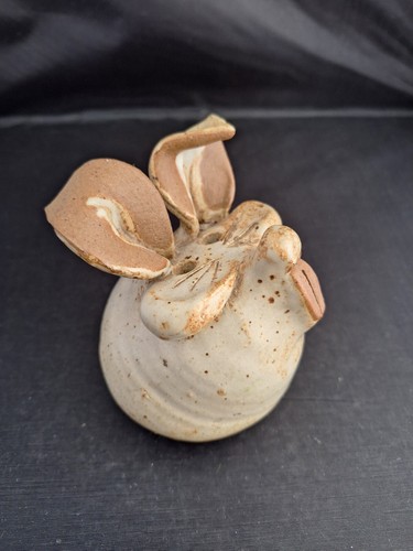 Vintage stoneware rabbit - stoneware,